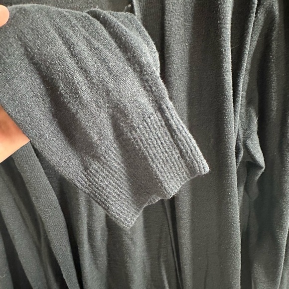 Old Navy Black Long Cardigan With Pockets Size XL Knitted Workwear Spring - Picture 5 of 5